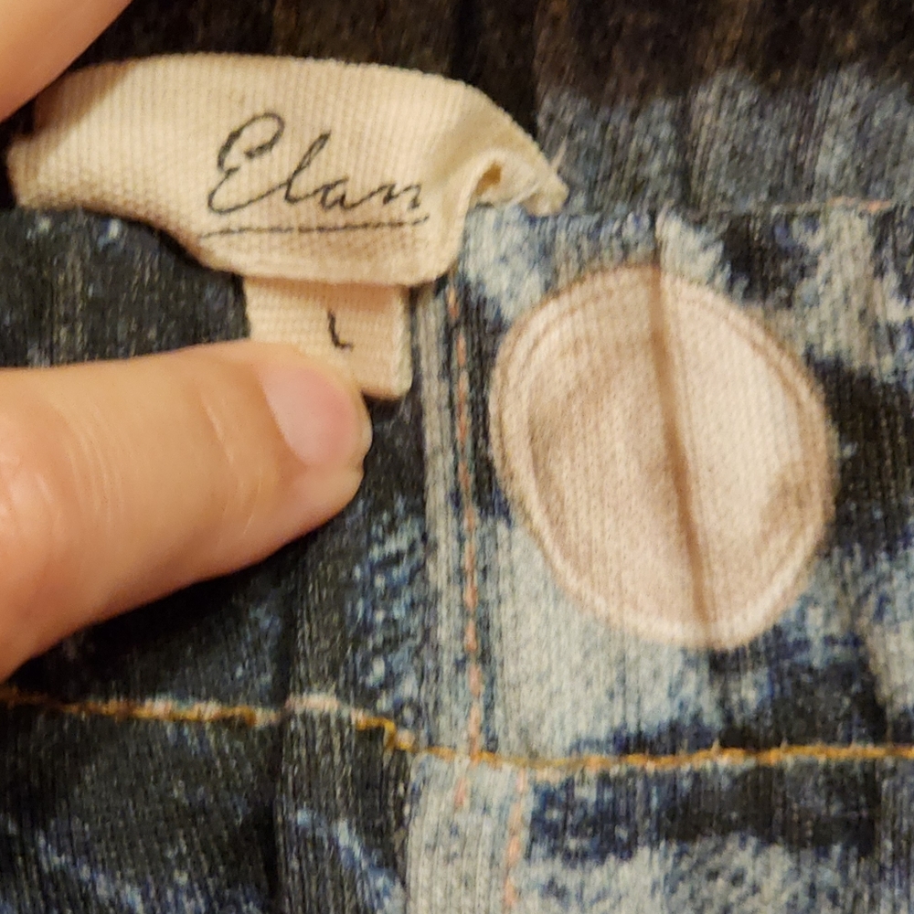 Elan Sweats Jeans Size Large Jenna Style - Picture 9 of 16